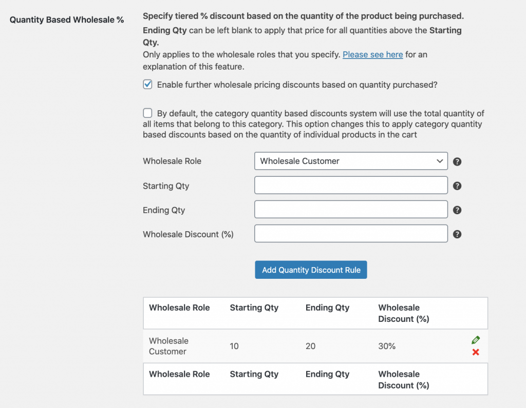 Category-Quantity-Discount-settings - Wholesale Suite